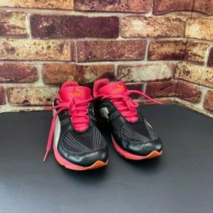Girl’s Puma Black Pink Orange Sneakers Size 3.5Y